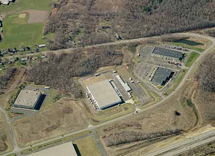 Erie Station Business Park Aerial View: Lots S, T, U, V and Y.